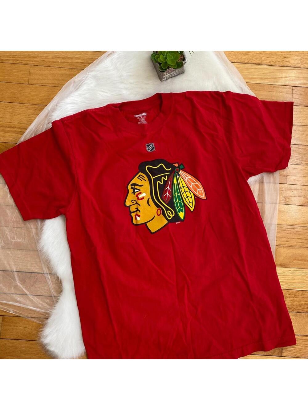 Chicago Blackhawks Patrick Kane #88 Red T Shirt Size Large